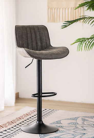 ST 7820 Barstool available in Black and Grey PU