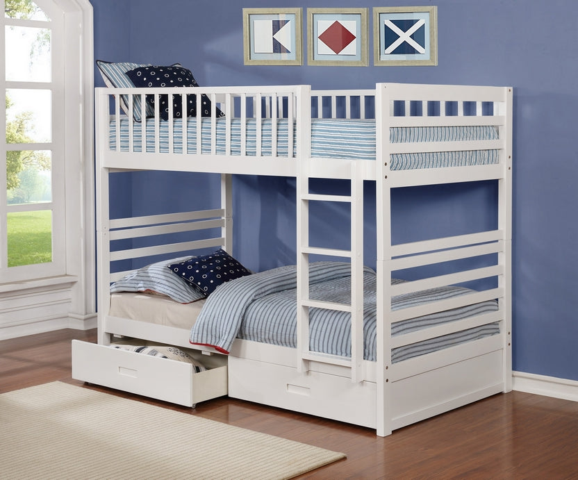 International Furniture Twin Bunk Bed in Espresso B-110