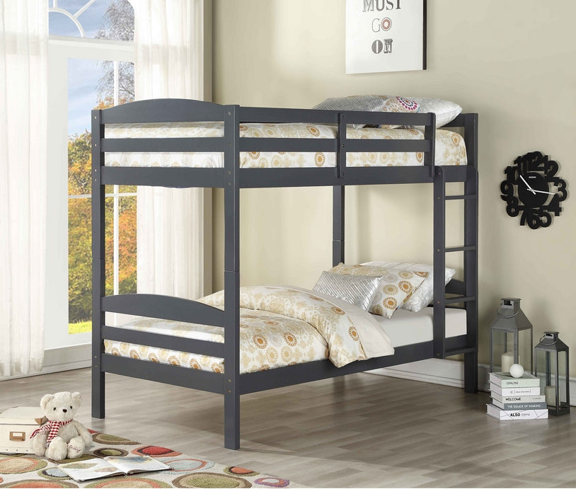 B-124-E Twin/Twin Espresso Bunk Bed