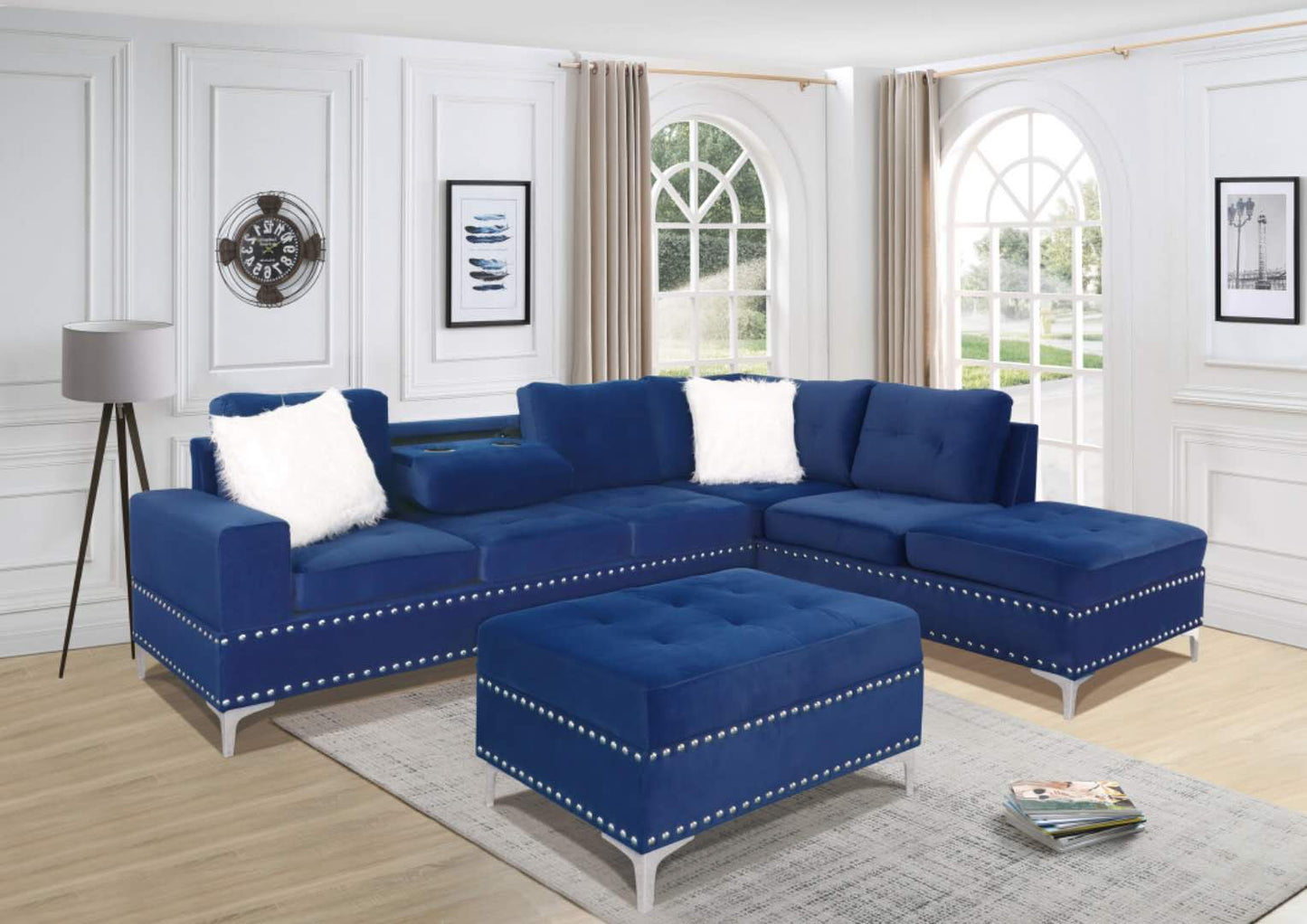 Ivy Velvet sectional