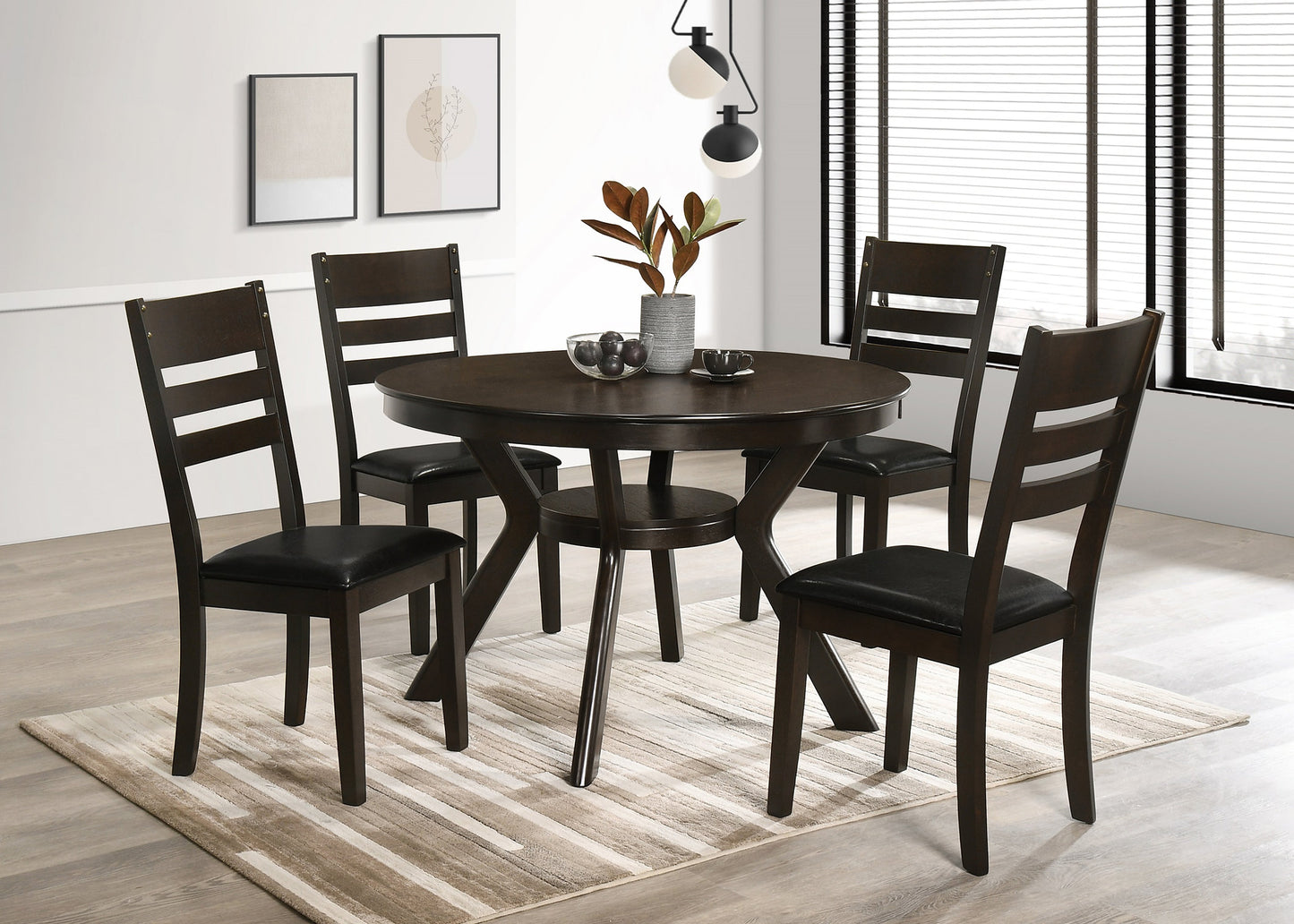 5pc Dining set  1085 1091C