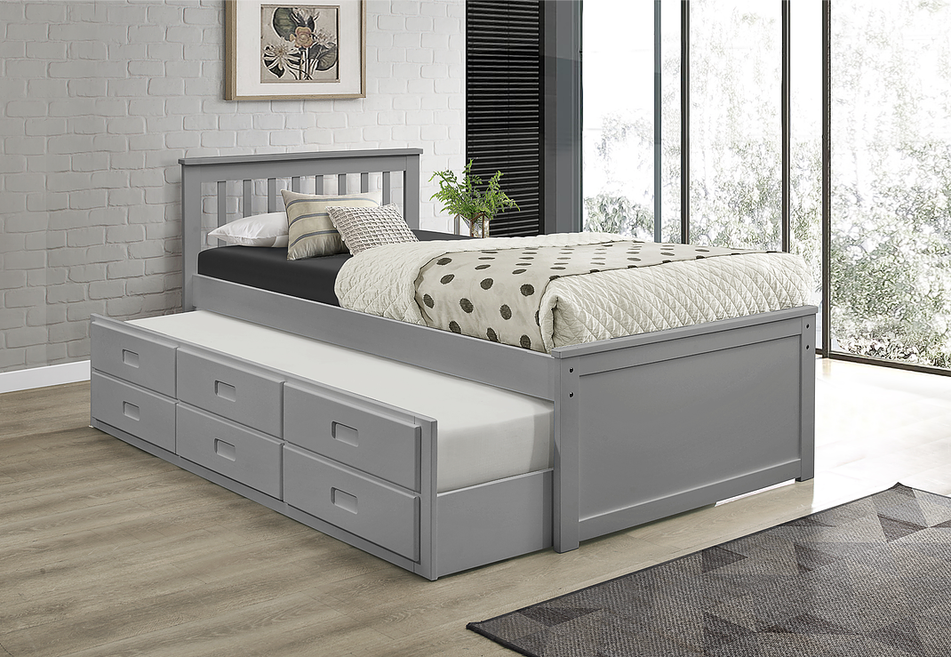 Grey Captain BED