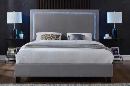 T-2365 Queen bed with led light